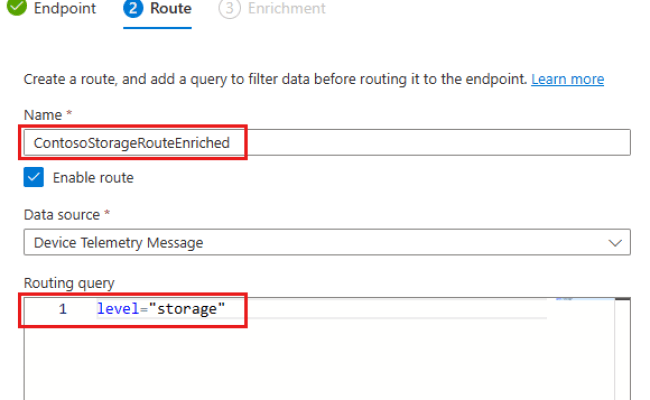 Tutorial - Use Message Enrichments - Azure IoT Hub | Microsoft Learn