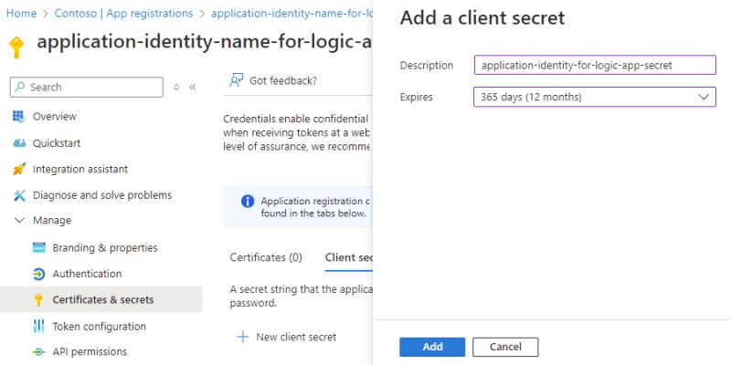 Add Authentication For Calls To Custom Apis Azure Logic Apps Microsoft Learn - Download Ultra HD Colorful Photo | Full HD