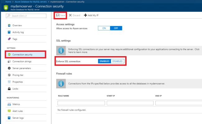 Configure SSL - Azure Database For MySQL | Microsoft Learn