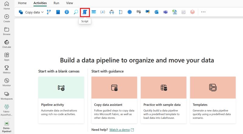 Create A Script Activity In Microsoft Fabric Data Factory Azure Database For Postgresql - Ultra HD Colorful Photos for Desktop