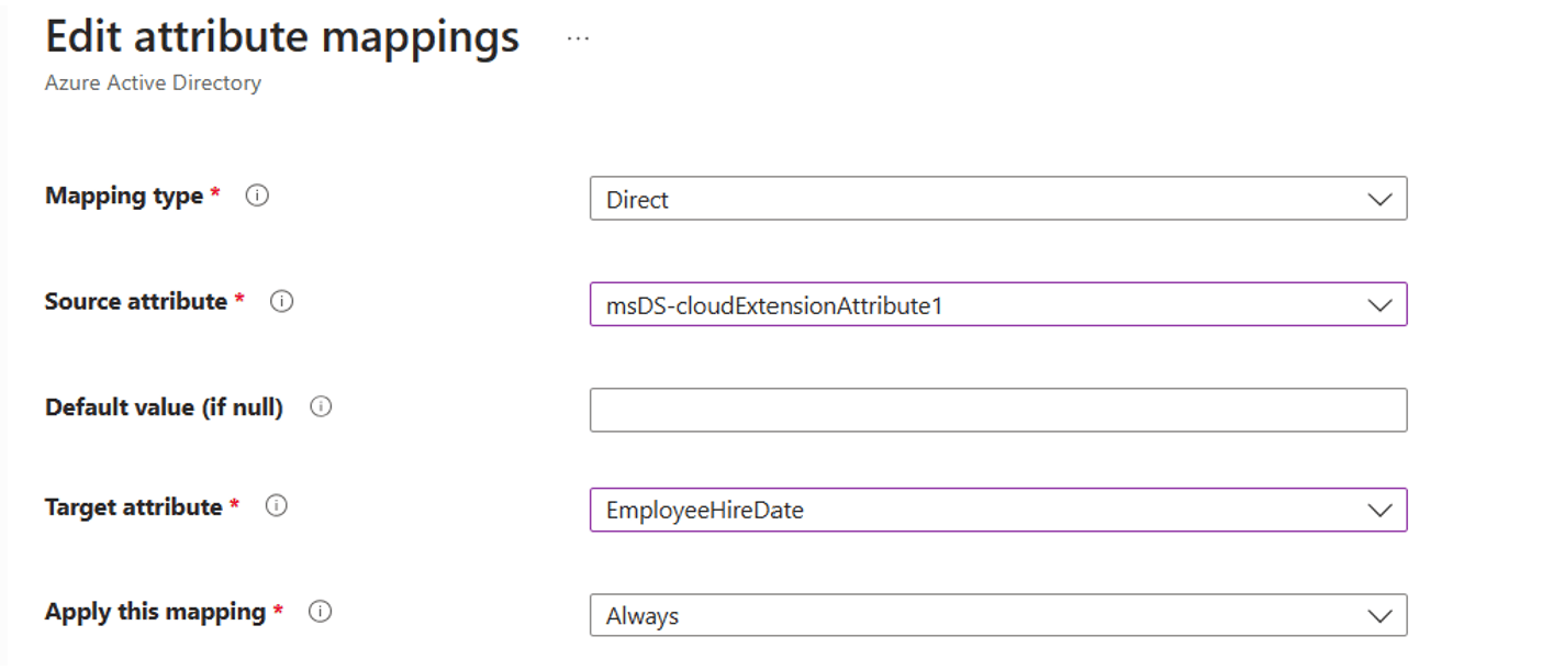 How To Synchronize Attributes For Lifecycle Workflows Microsoft Entra Edit Cloud Attribute Mapping 