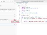 Quickstart Create A Fabric User Data Functions Item In Visual Studio