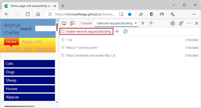 Network Request Blocking In Microsoft Edge Browser Geeksforgeeks - Geometric Photo Collection - 8K Quality