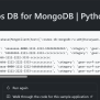 Quickstart: Azure Cosmos DB For MongoDB And Python - Code Samples ...