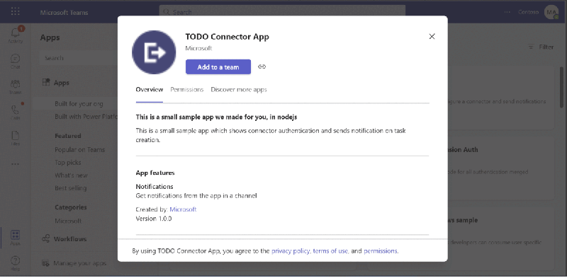 Microsoft Teams Sample Connector Todo Code Samples Microsoft Learn - Perfect Geometric Photo - 4K