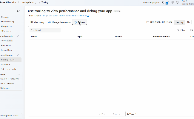 Visualize Traces On Azure AI Foundry Tracing UI | Microsoft Learn