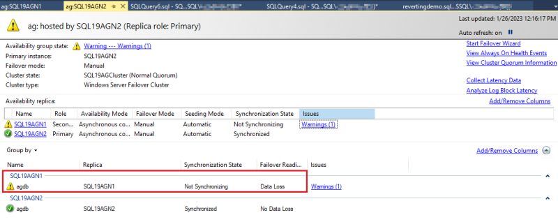 Troubleshoot An Availability Group Database In Reverting State Sql Server Microsoft Learn - Download Incredible Gradient Photo | 8K