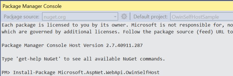 Docs Aspnet Web Api Overview Hosting Aspnet Web Api Use Owin To Self - Premium Light Art Gallery - Mobile