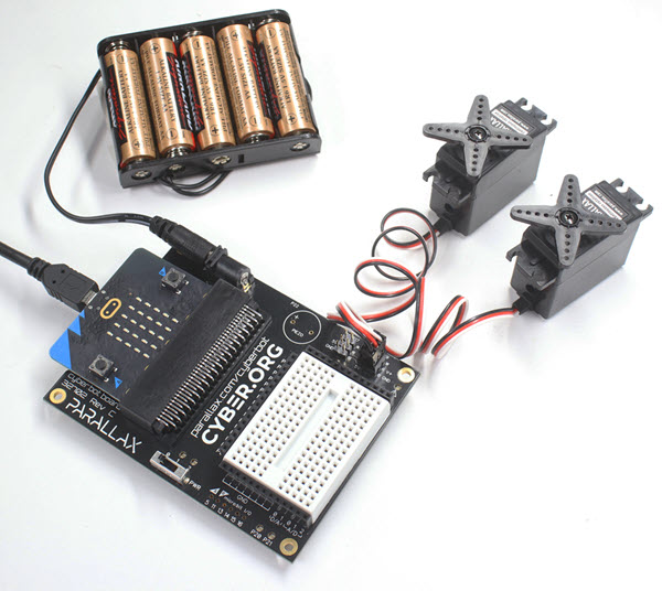 Build Your Cyber Bot Rev C Board Center The Servos First Parallax Learn - Download Incredible Colorful Wallpaper | Desktop