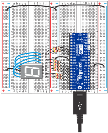 Seven Segment Display Learn Parallax Com Seven Segment Display Learn Parallax Com