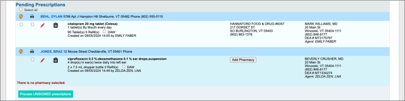 Queue Eprescriptions - Geometric Patterns - Modern Retina Collection