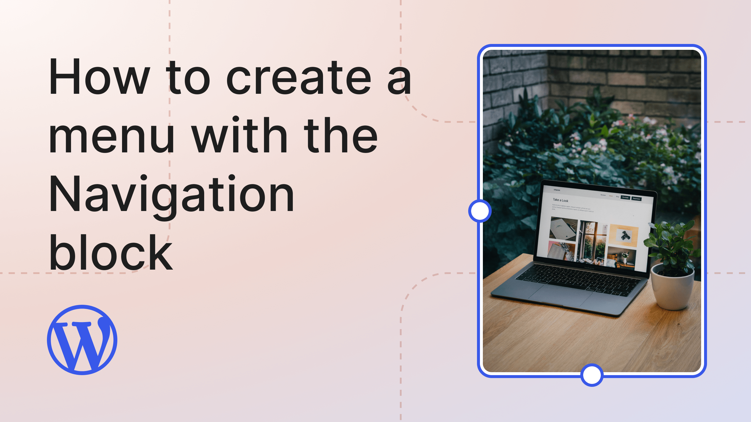 How to create a menu with the navigation block 