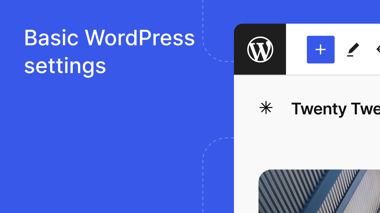 Basic WordPress settings