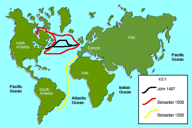 Route Of Cabot S First Voyage John 2335341.