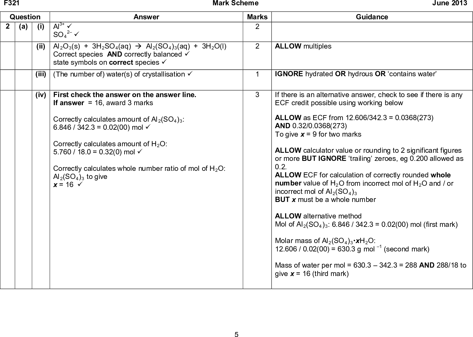 OCR A Jun 2013 Paper 1 Q2 (with explained solutions) OCR A Jun 2013 Paper 1 Q2 (with explained solutions)