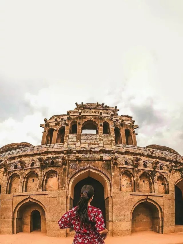 Hampi is an ancient city located in the state of Karnataka.