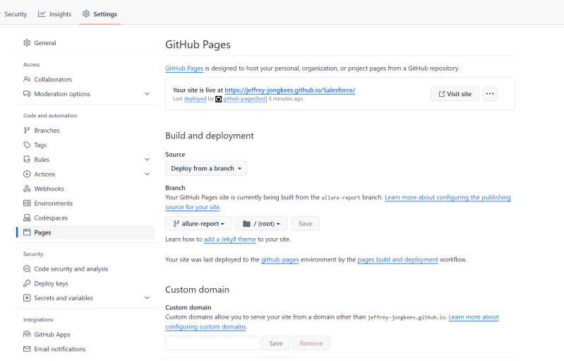 Allure Html Reporter Github Pages Actions Github Marketplace Github - Best Vintage Photos in Desktop