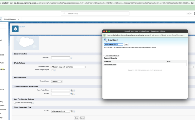 Setup Oauth2 Client For Salesforce Dev Env For API Testing Using Curl ...