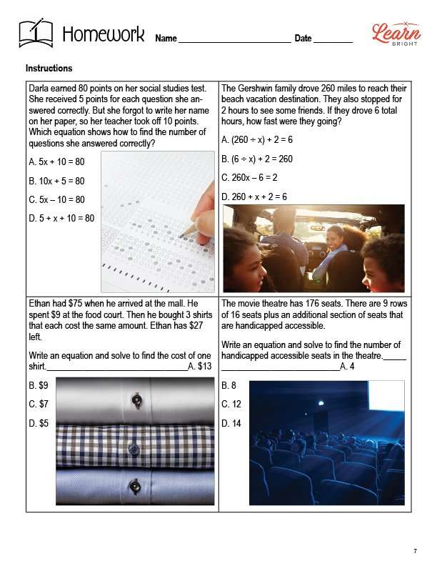 Multi Step Word Problems Using Equations Free Pdf Download Learn Bright - 4K Geometric Illustrations for Desktop