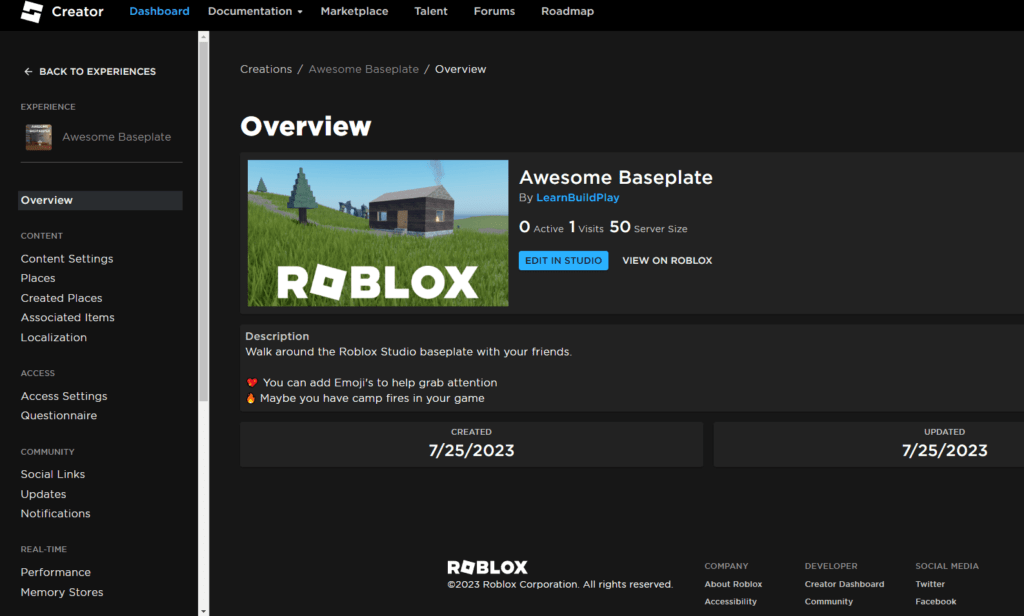 How To Publish Roblox Games Ultimate Guide Learn Build Play Roblox Creator Dashboard 1024x616 