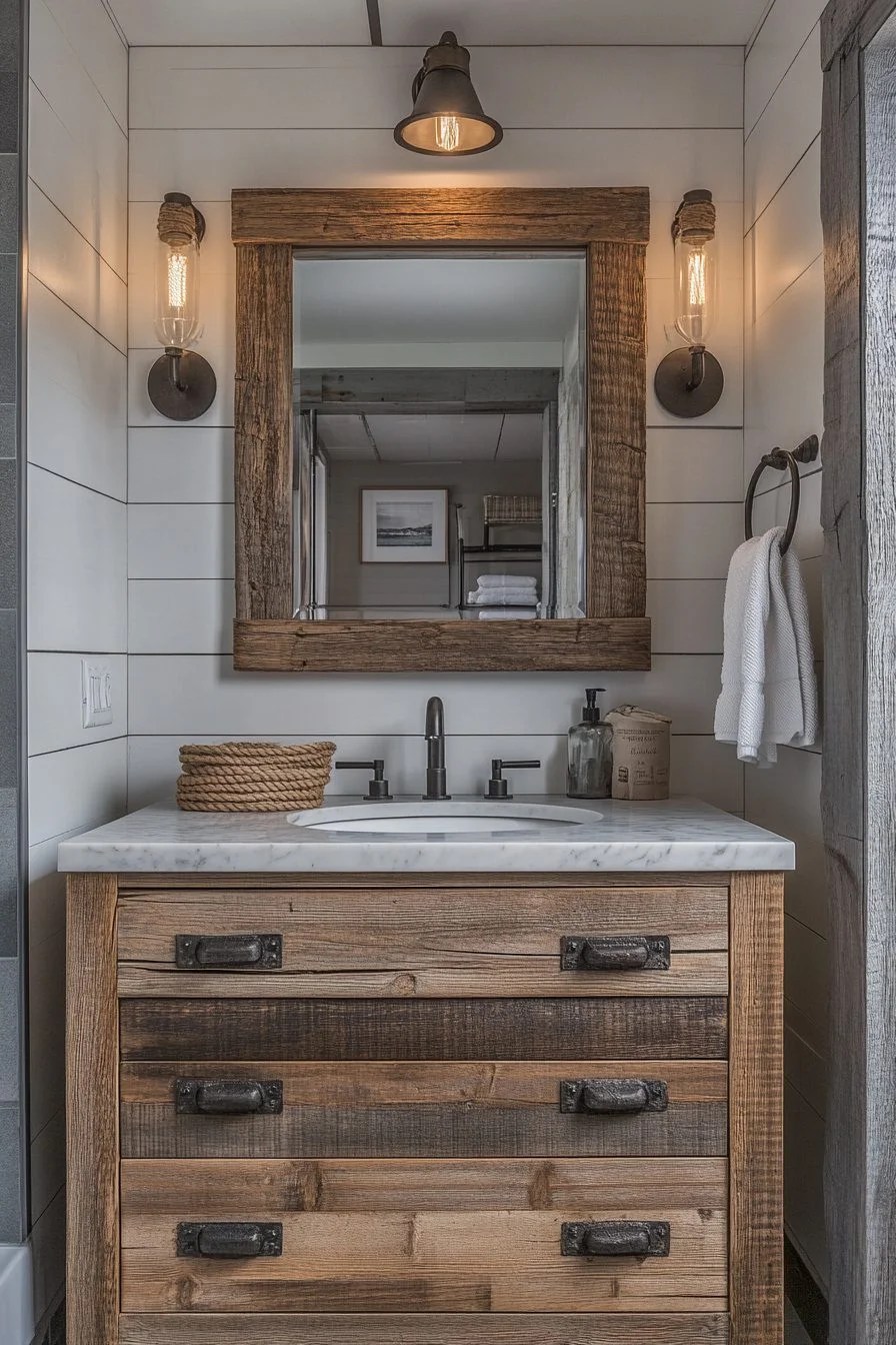 29 coastal farmhouse bathroom ideas to transform your washroom into a