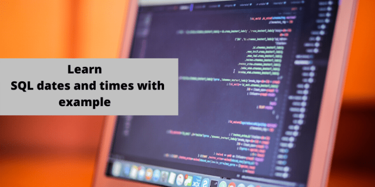 Sql select statement with example