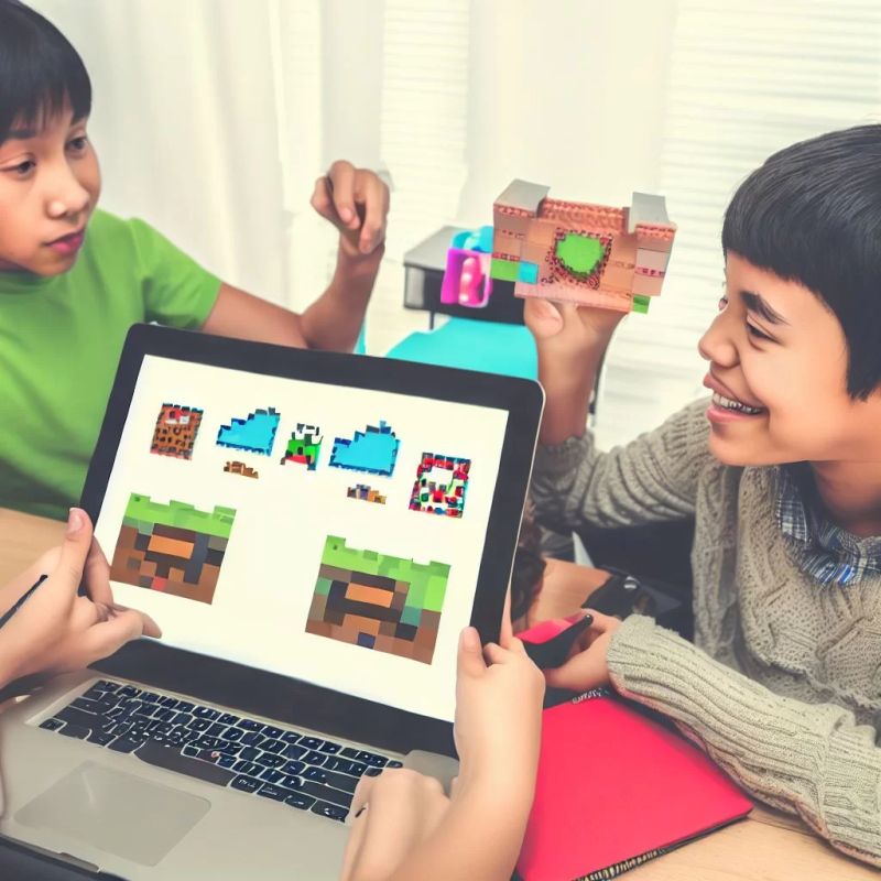 Leaplearnerisrael Coding Minecraft Scratch Python Innovation - Colorful Images - Artistic Retina Collection