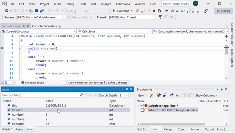 The Visual Studio C++ Compilers.