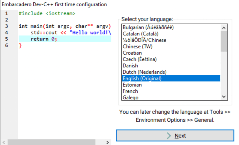 How To Set Up Dev-C++ For Your First Project
