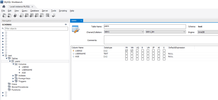 mysqlusers2 | Learn C++ How Do I Easily Connect To A MySQL Database In C++ Creating the MySQL database in the MySQL Workbench app