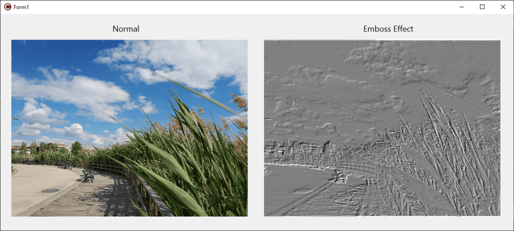 How To Add A No Code Emboss Effect To Images in Your Apps controlling the effect