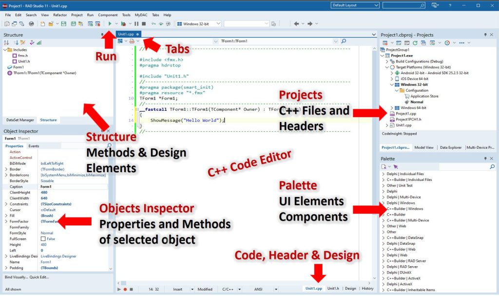 How To Run A C Or C++ Program On iOS Parts of the IDE