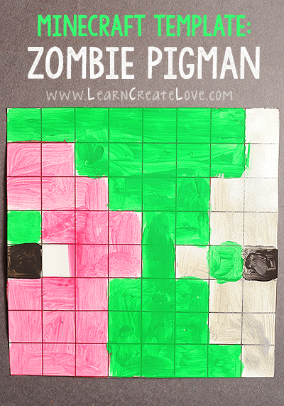 printable minecraft craft zombie pigman