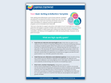 Goal Setting And Reflection Template A Guide