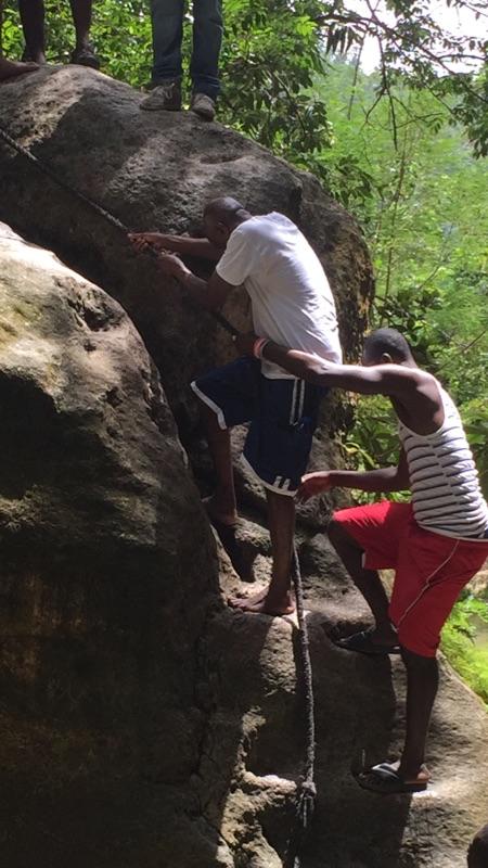 Grandpa with one of our guides