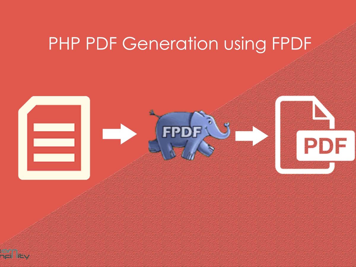 08.06.2021 · in this tutorial, we are going to see how to generate pdf from mysql table by using fpdf library. Pdf Generation Using Fpdf In Php Learn Infinity