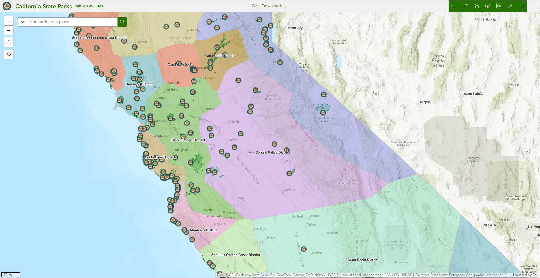 What S Up Your Park On The Map Adventures In Learning Public Data.