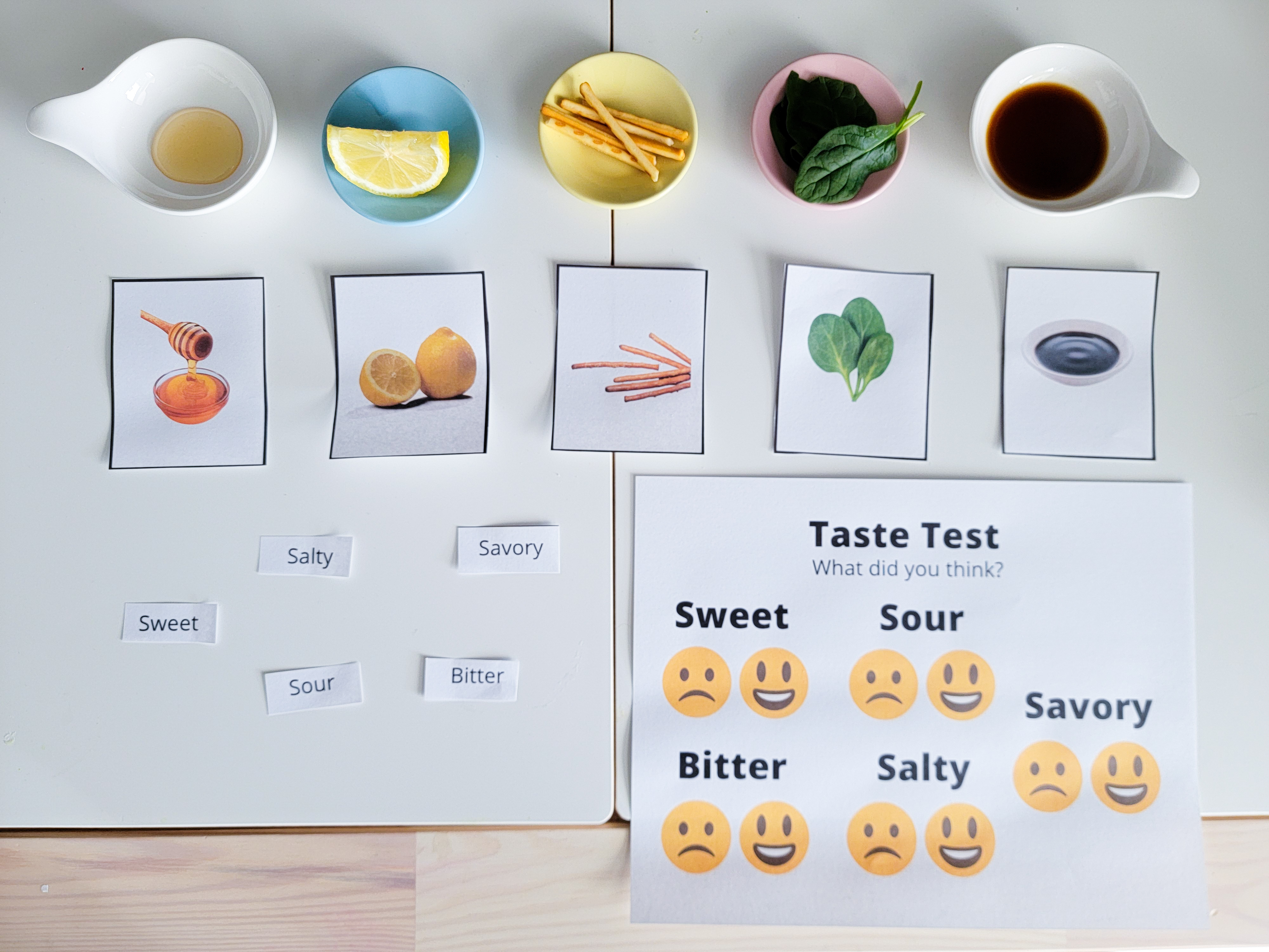 Five Senses – Sense of TASTE - Learning from Playing