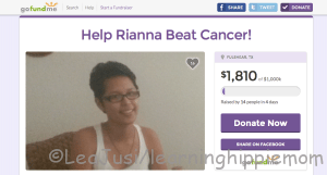 GoFundMe Rianna