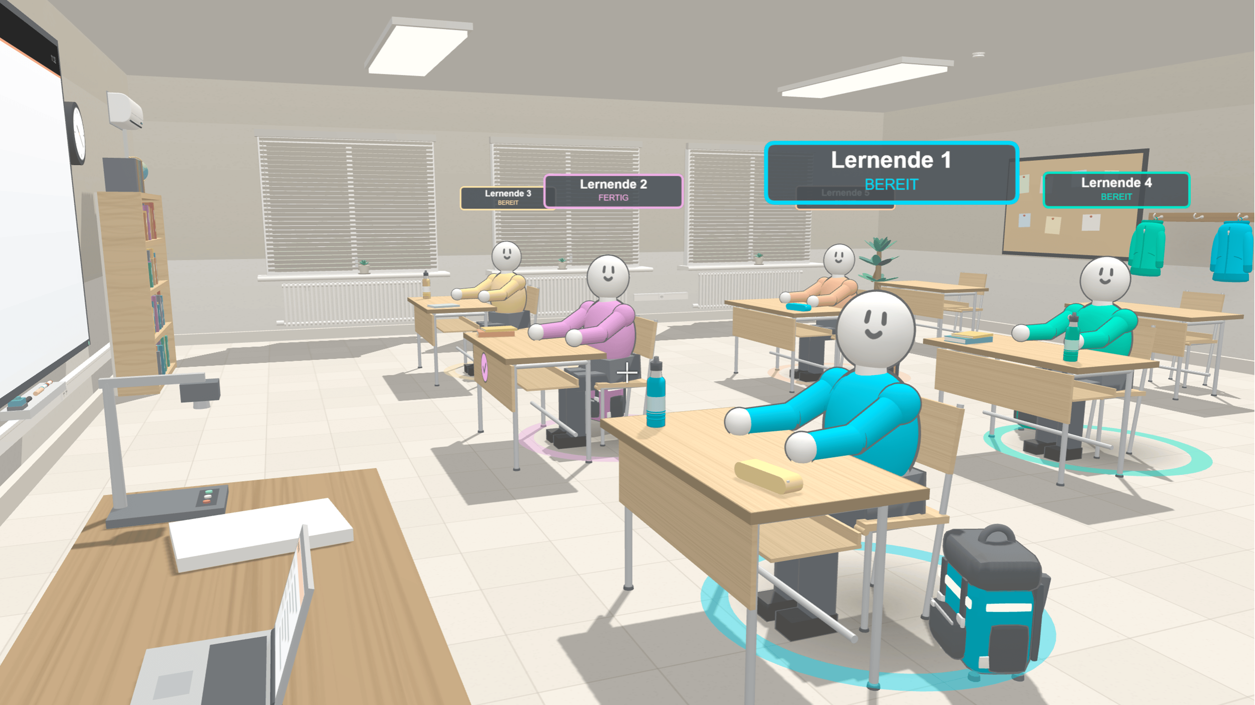 CLASS-Modul zur Simulation von Unterrichtsgesprächen in einem virtuellen Klassenzimmer