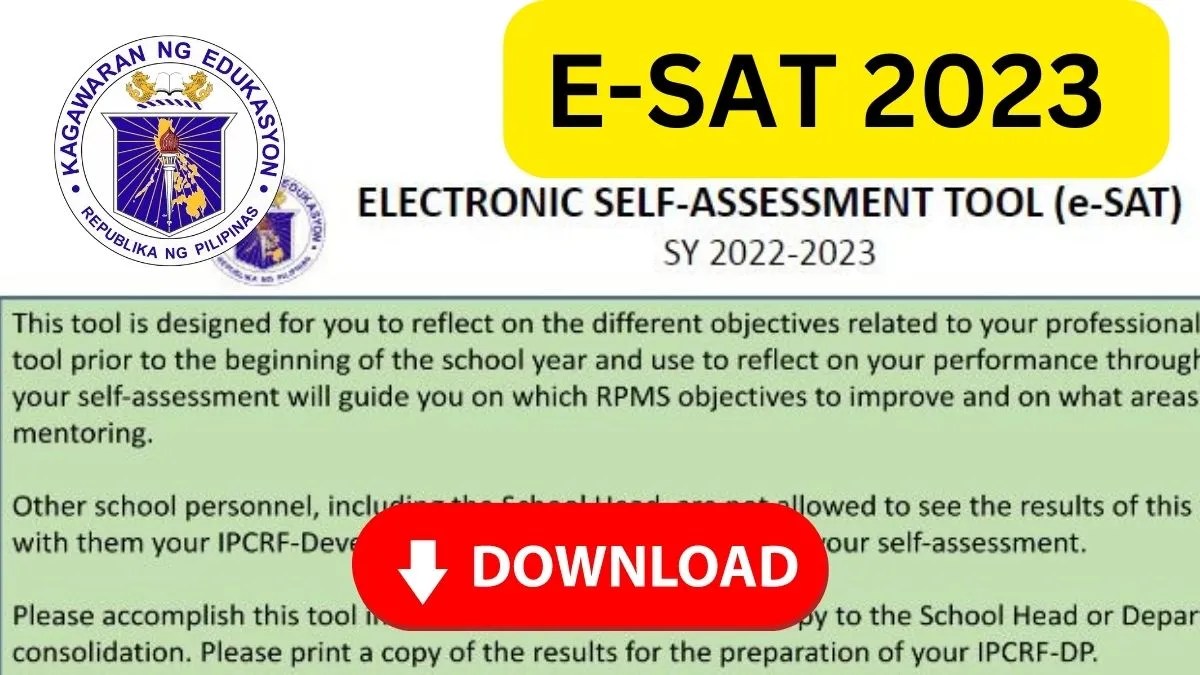 Electronic Self - Assessment Tool Deped 2023 (ESAT)
