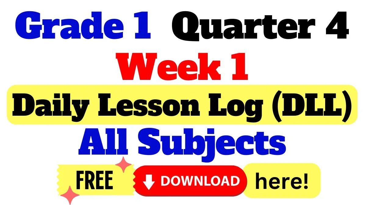 Grade 1 Daily lesson log Fourth quarter