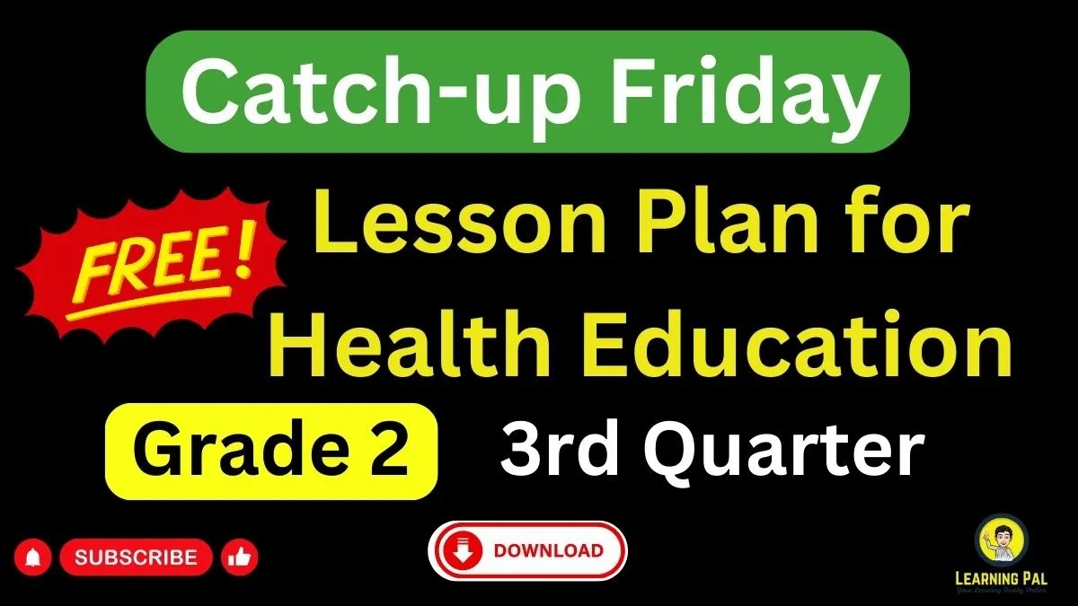 Catch up friday grade 2 health education