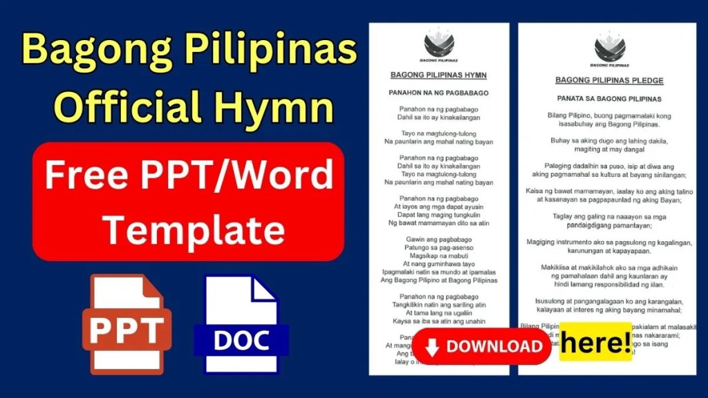 Bagong Pilipinas Hymn and Pledge