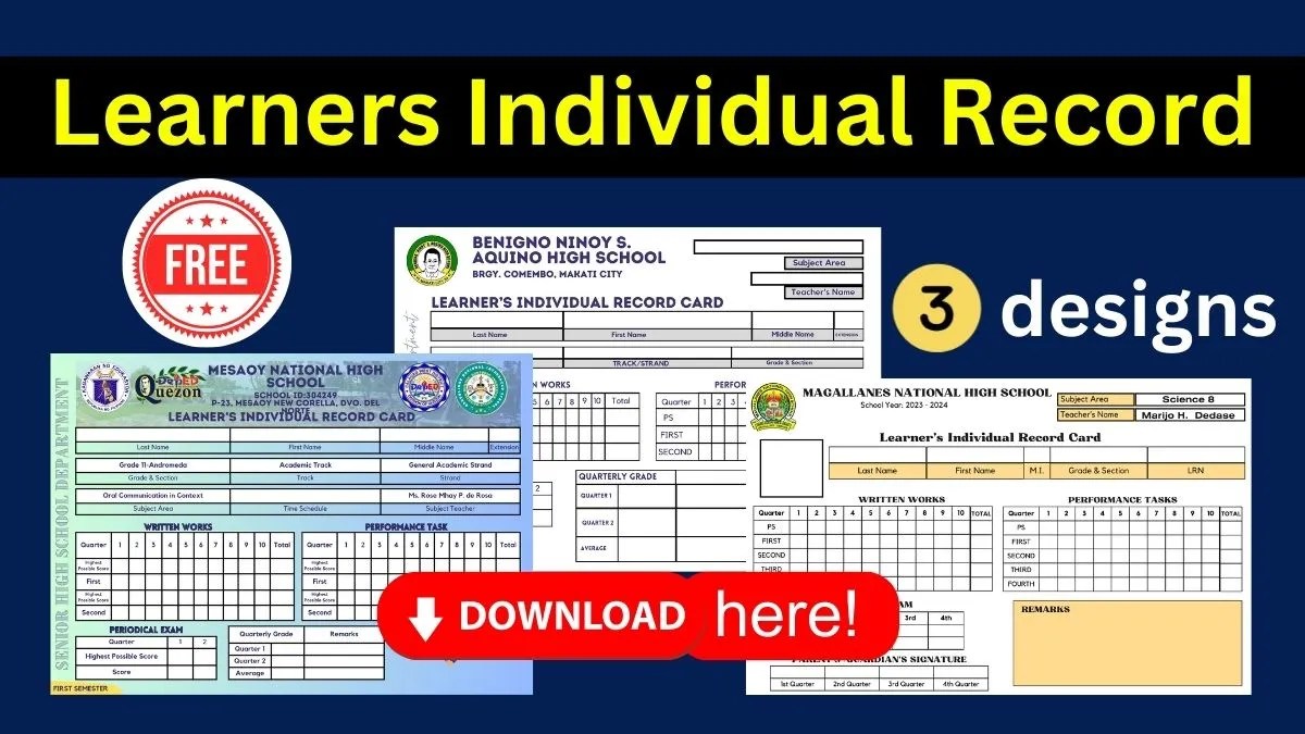 Learners Individual Record