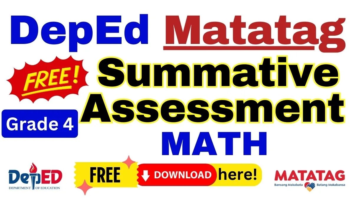 Grade 4 Summative Assessment Math
