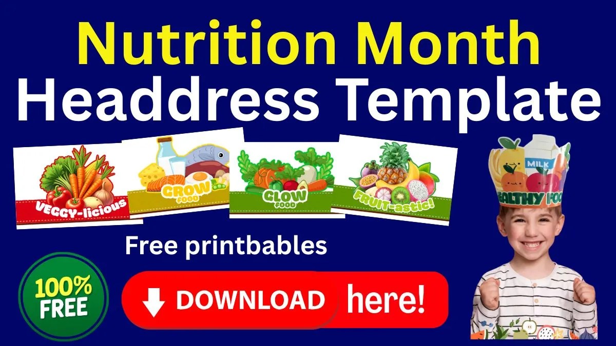 Nutrition Month Headdress Template