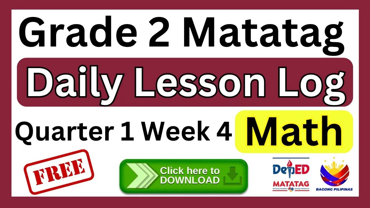 Grade 2 Matatag Daily Lesson Log Quarter 1