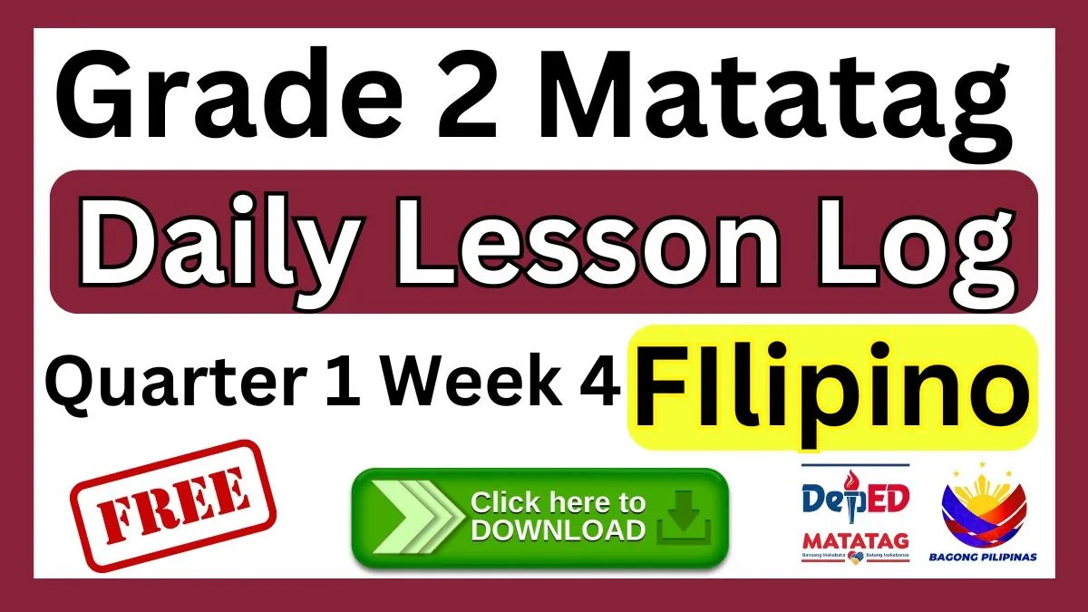 Grade 2 Matatag Daily Lesson Log Filipino Quarter 1