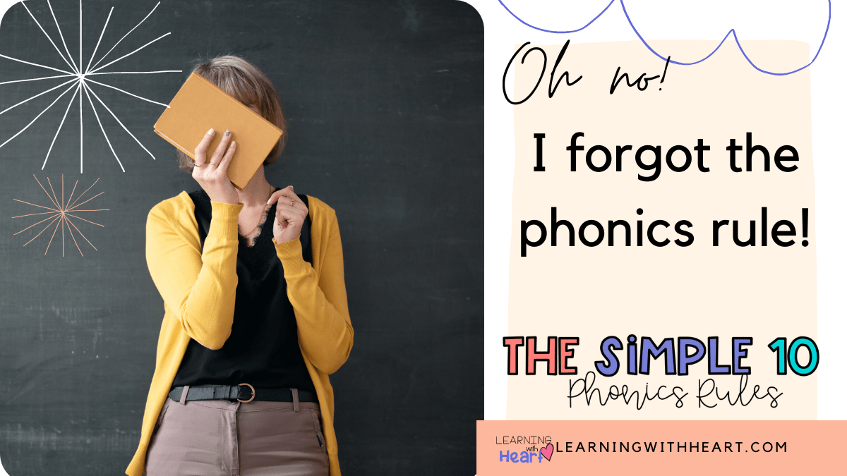 Phonics rules for first grade